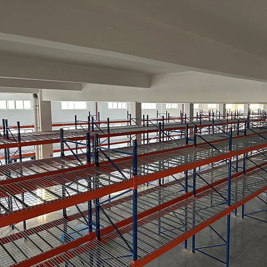 Penyimpanan Galvanized Wire Mesh Decking